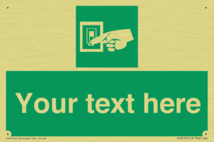 Custom Light Switch Sign